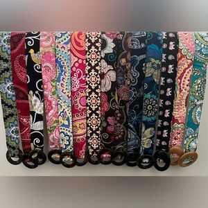 Vera Bradley Retired Pattern Belts